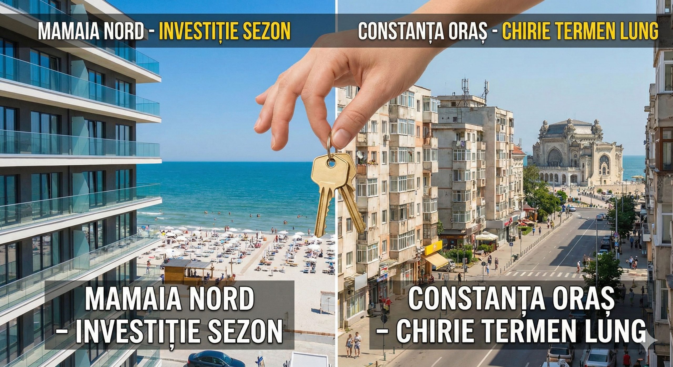 Analiză Investiții (Mamaia Nord vs. Oraș)